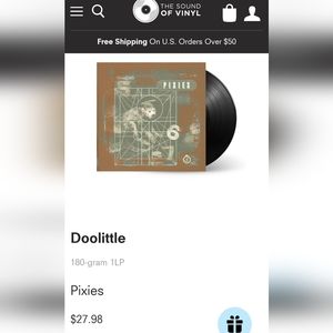 Pixies "Doolittle" vinyl record